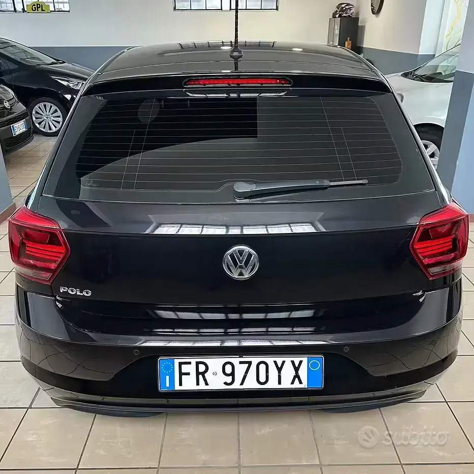 Usata VW Polo Highline 95 CV (69 kW) 2018 Nero Utilitaria