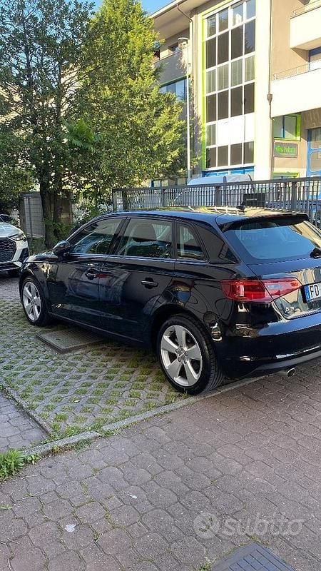 Usata Audi A3 Design 110 CV (80 kW) 2016 Nero Berlina