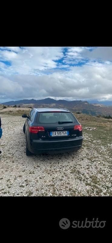 Usata Audi A3 170 CV (125 kW) 2009 Nero Utilitaria