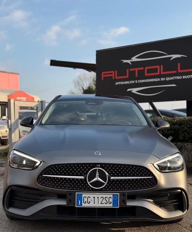 Usata Mercedes C220 Premium 199 CV (146 kW) 2021 Grigio Station wagon
