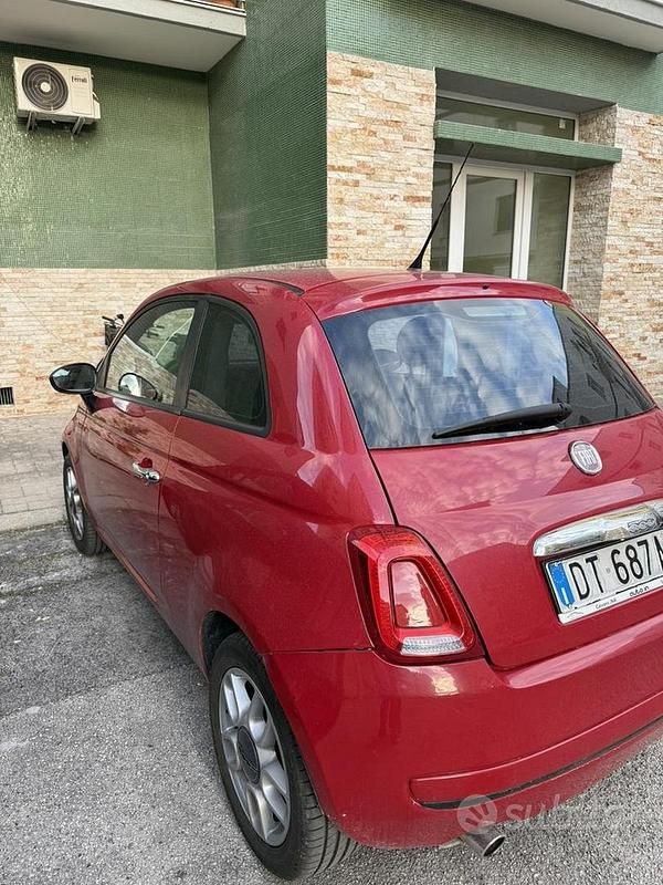 Usata Fiat 500 Lounge 69 CV (50 kW) 2008 Rosso Berlina