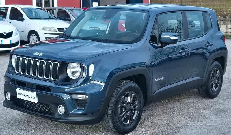 Usata Jeep Renegade Longitude 120 CV (88 kW) 2020 Blu SUV
