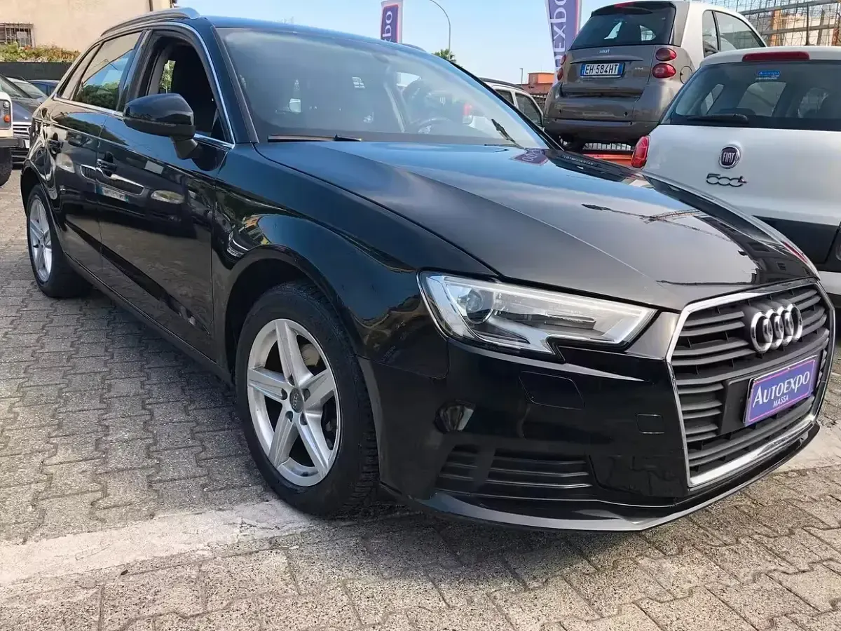 Usata Audi A3 116 CV (85 kW) 2017 Nero Berlina
