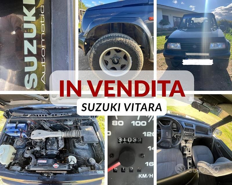 Usata Suzuki Vitara 75 CV (55 kW) 1991 Nero SUV