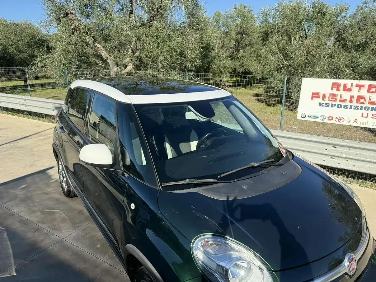 Usata Fiat 500L Trekking 84 CV (61 kW) 2015 Verde Monovolume