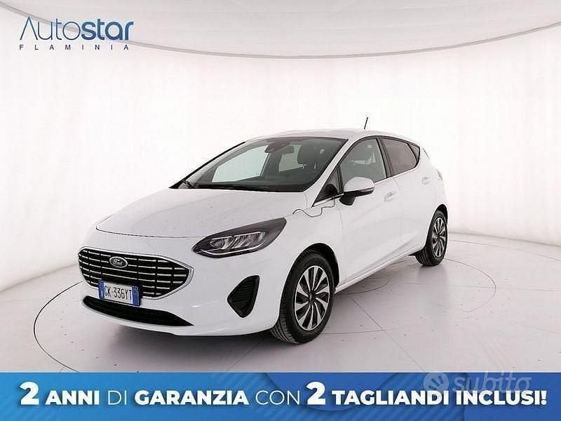 Usata Ford Fiesta Titanium 75 CV (55 kW) 2022 Bianco Berlina