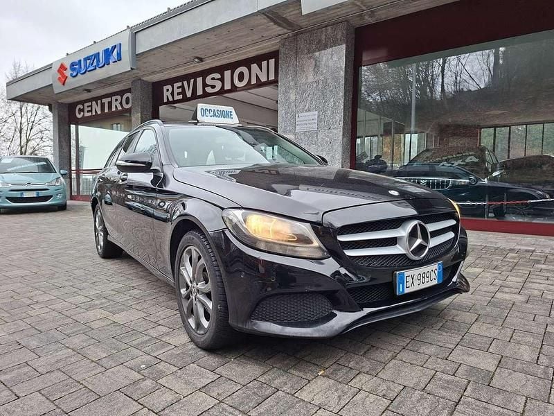 Usata Mercedes C220 Exclusive 170 CV (125 kW) 2014 Nero Station wagon