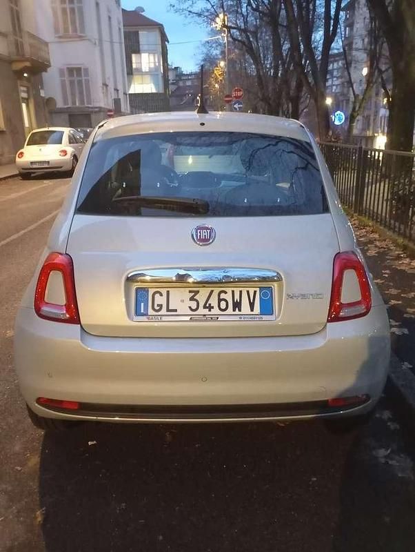 Usata Fiat 500 Dolcevita 69 CV (50 kW) 2022 Verde tiffany Utilitaria