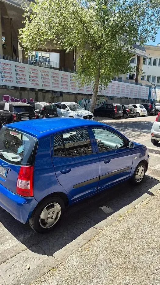 Gebraucht Kia Picanto Air 65 PS (47 kW) 2004 Blau Kleinwagen