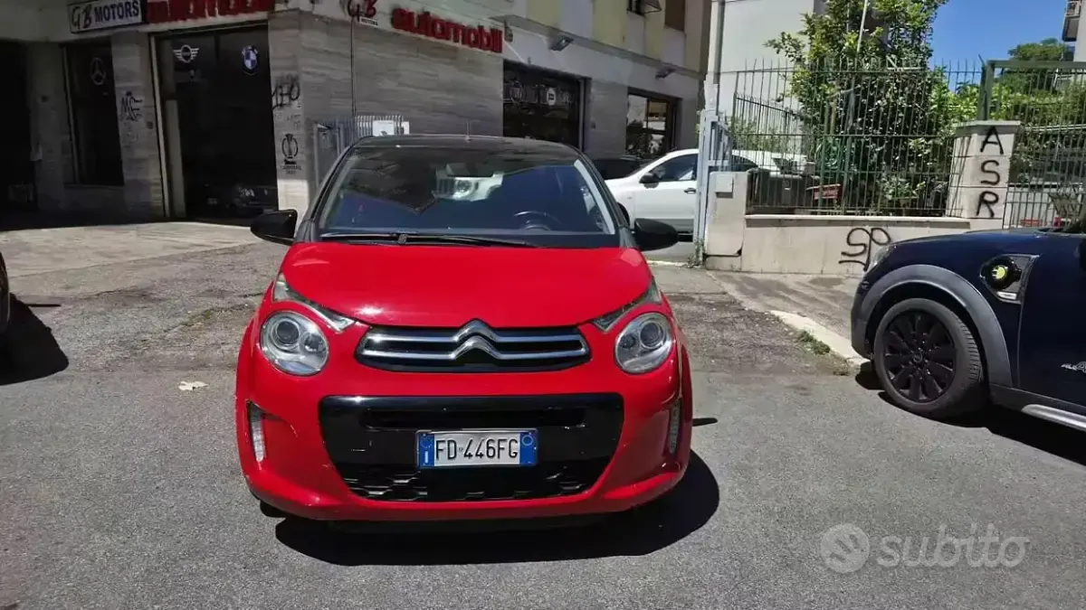 Usata Citroën C1 Shine 69 CV (50 kW) 2016 Rosso Utilitaria