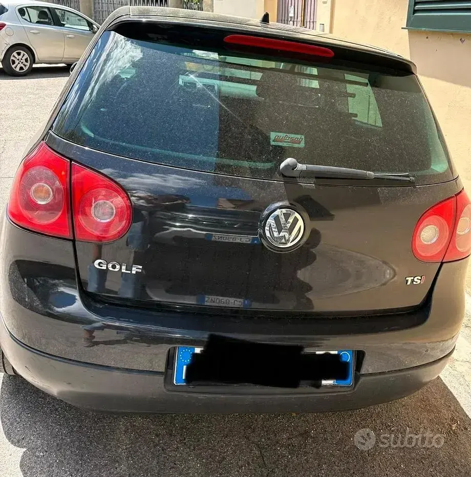 Usata VW Golf VI GT 140 CV (102 kW) 2008 Nero Utilitaria