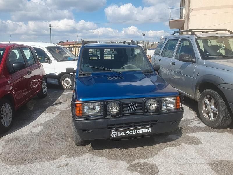 Usata Fiat Panda 4x4 Trekking 54 CV (39 kW) 2003 Blu Utilitaria