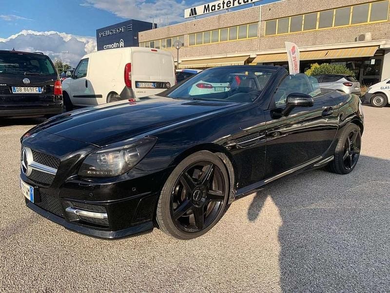 Usata Mercedes SLK250 Premium 204 CV (150 kW) 2012 Nero Cabrio