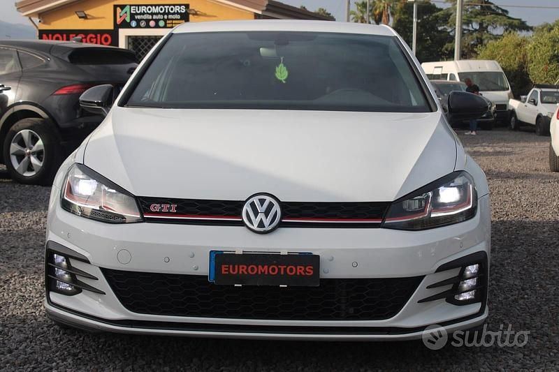 Usata VW Golf GTI 245 CV (180 kW) 2018 Bianco Berlina