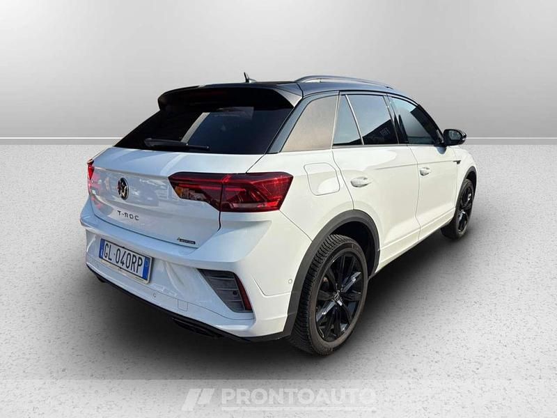 Usata VW T-Roc R-line 150 CV (110 kW) 2023 Bianco SUV