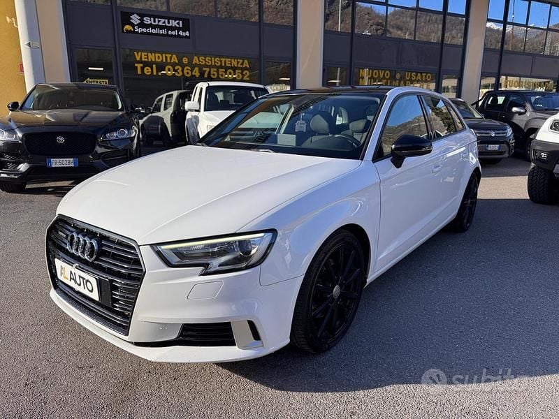 Usata Audi A3 Sport 184 CV (135 kW) 2017 Bianco Berlina