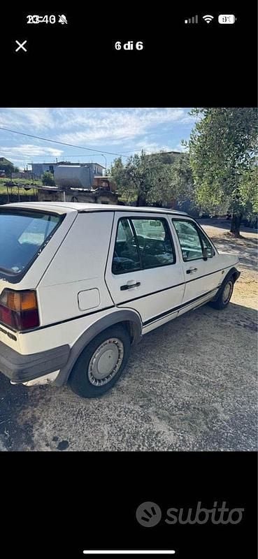 Bianco Usata 1983 VW Golf II Due volumi | 1500 € - Immagine 1/4