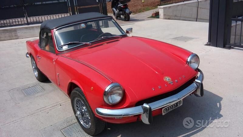 Usata Triumph Spitfire 1970 Rosso Cabrio