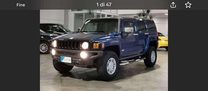Usata Hummer H3 223 CV (164 kW) 2006 Blu/azzurro SUV