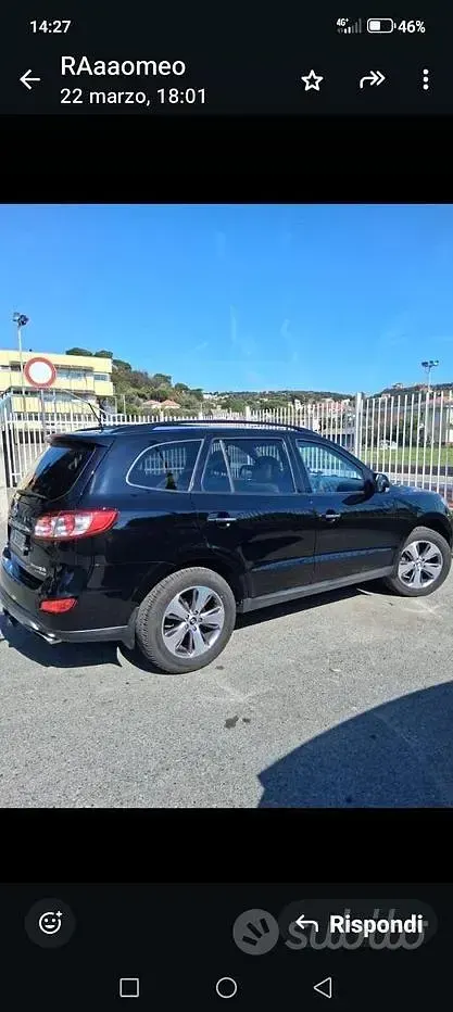 Usata Hyundai Santa Fe 2012 Nero SUV