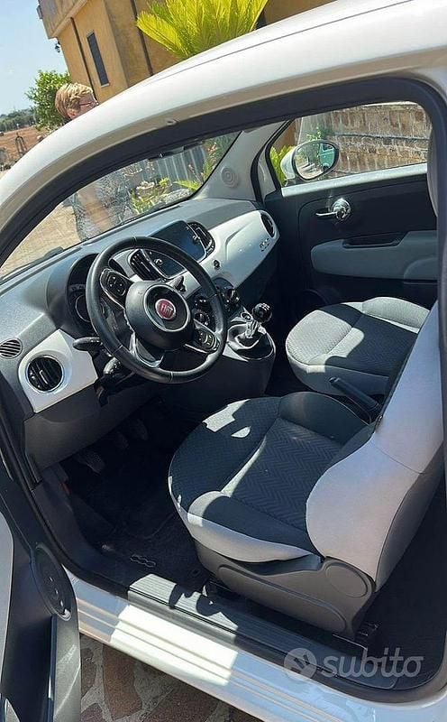 Usata Fiat 500 95 CV (69 kW) 2017 Bianco Berlina