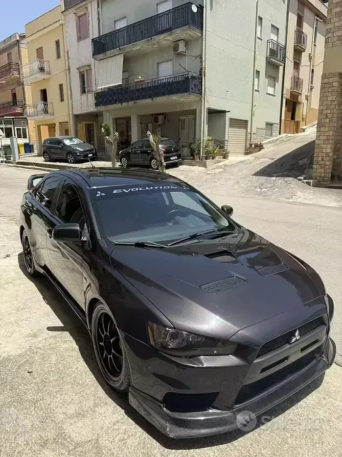 Usata Mitsubishi Lancer Evolution 295 CV (216 kW) 2012 Nero Berlina