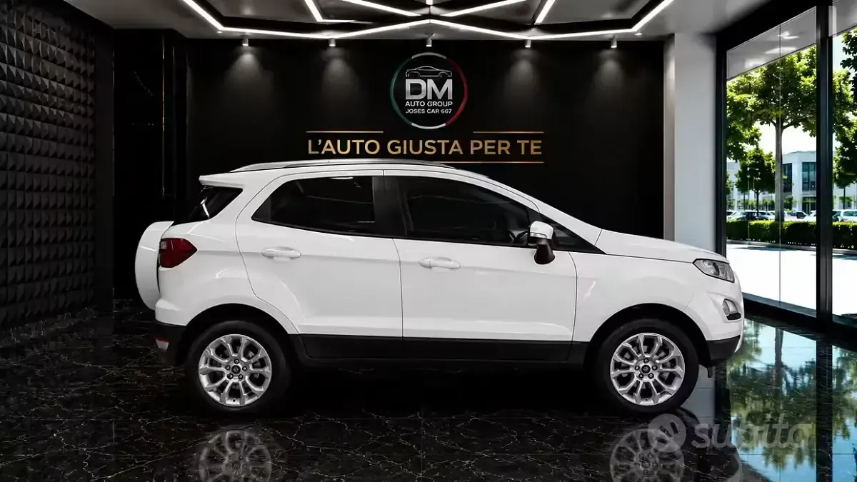 Usata Ford Ecosport Titanium 91 CV (66 kW) 2015 Bianco SUV