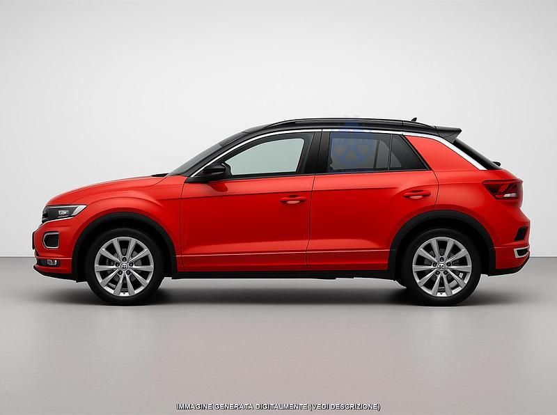 Käytetty VW T-Roc Sportline 190 HP (139 kW) 2021 Punainen Katumaasturi