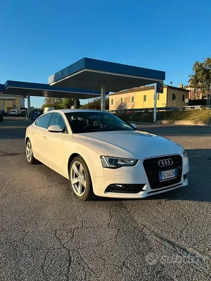 Usata Audi A5 Sportback 150 CV (110 kW) 2013 Bianco Utilitaria