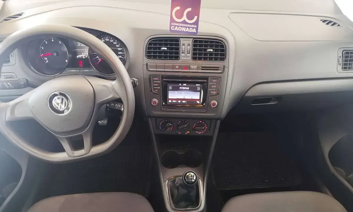 Usata VW Polo Trendline 60 CV (44 kW) 2016 Nero Berlina