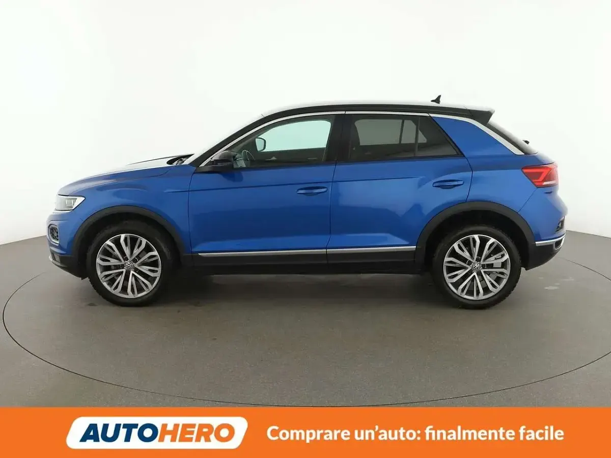 Usata VW T-Roc Advance 116 CV (85 kW) 2019 Blu SUV