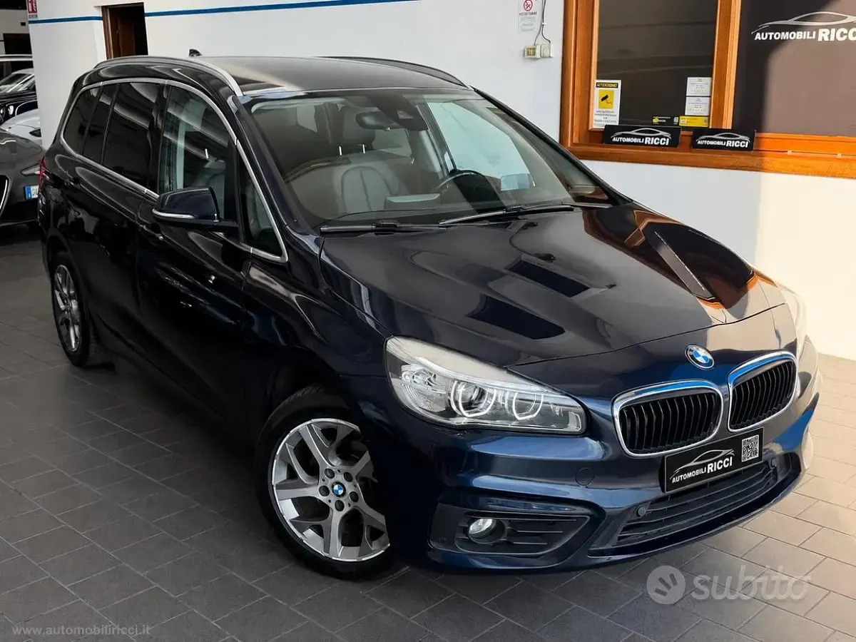 Usata BMW 216 Gran Tourer 116 CV (85 kW) 2017 Blu Monovolume