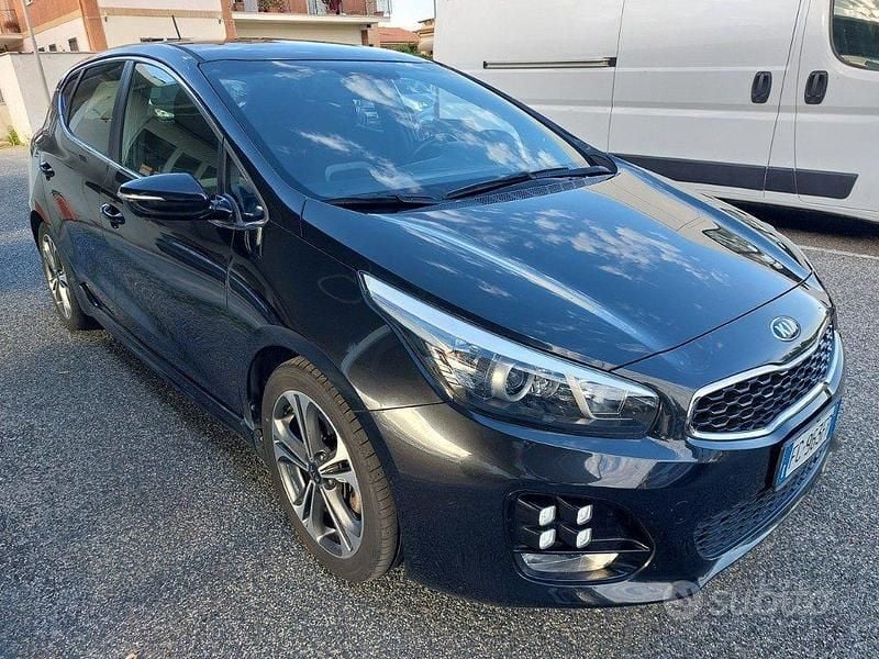 Usata Kia Ceed GT GT-Line 110 CV (80 kW) 2016 Nero Berlina