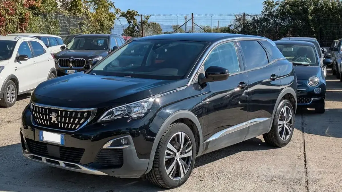 Usata Peugeot 3008 Allure 131 CV (96 kW) 2019 Nero SUV