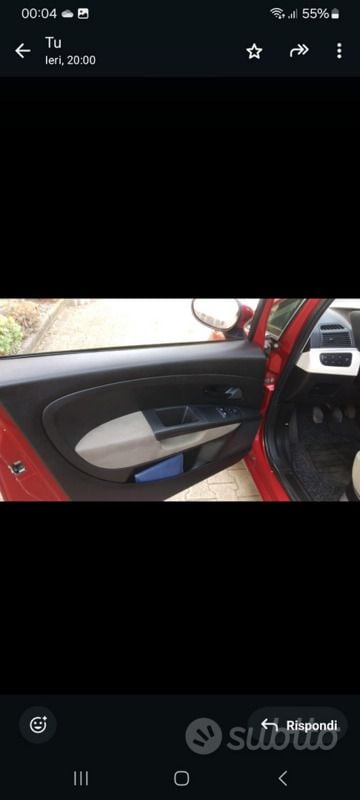 Usata Fiat Punto 2007 Rosso Utilitaria