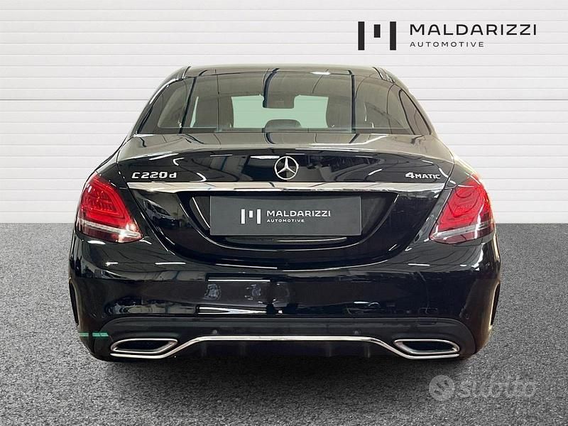 Usata Mercedes C220 Premium 194 CV (142 kW) 2019 Nero Berlina
