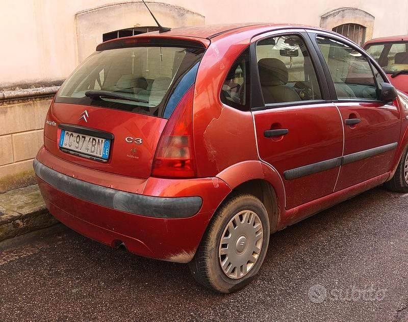 Usata Citroën C3 2003 Rosso Berlina