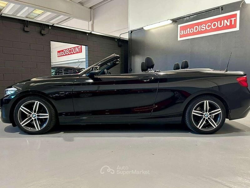 Usata BMW 220 Sport Line 190 CV (139 kW) 2019 Nero Cabrio