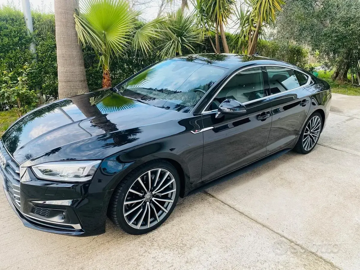 Usata Audi A5 Sportback S-Line 190 CV (139 kW) 2019 Nero Utilitaria
