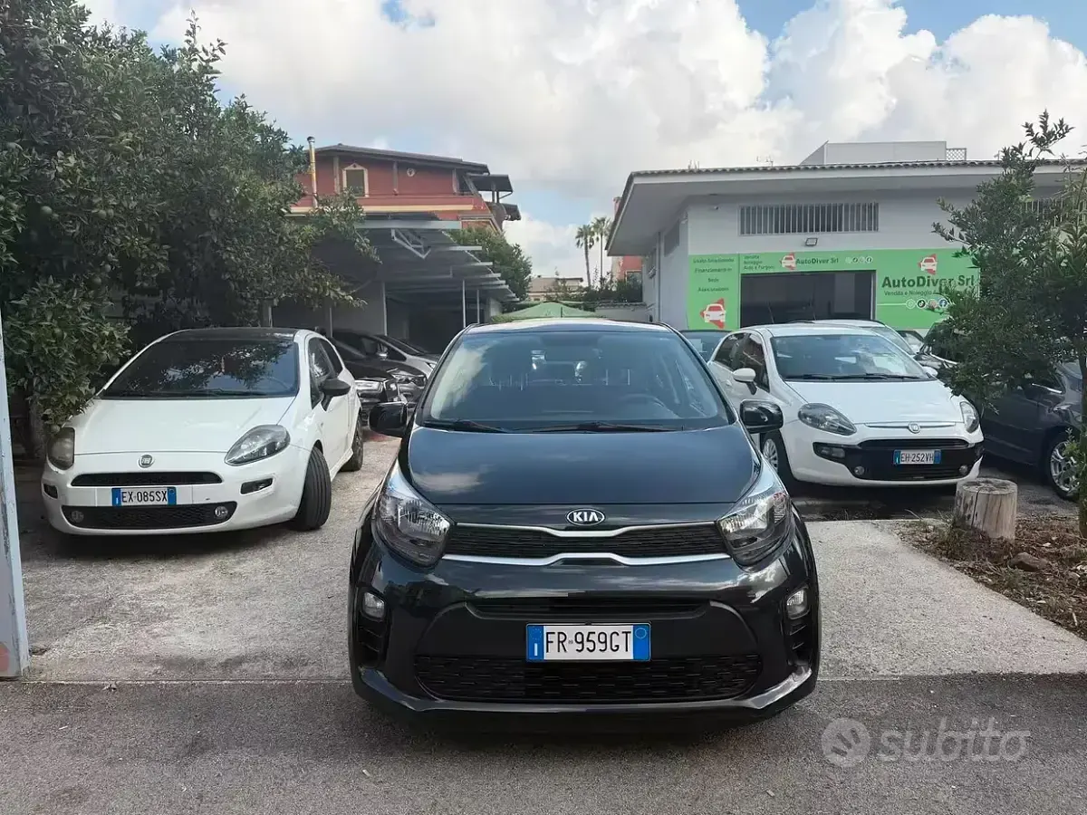 Usata Kia Picanto Active 65 CV (47 kW) 2018 Nero Utilitaria