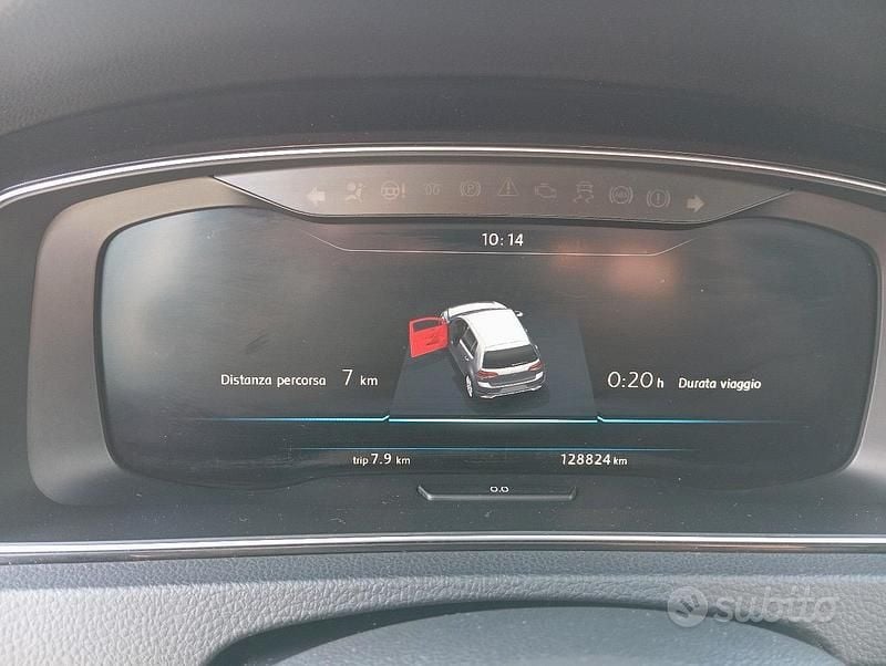 Usata VW Golf VII Highline 105 CV (77 kW) 2016 Grigio Berlina