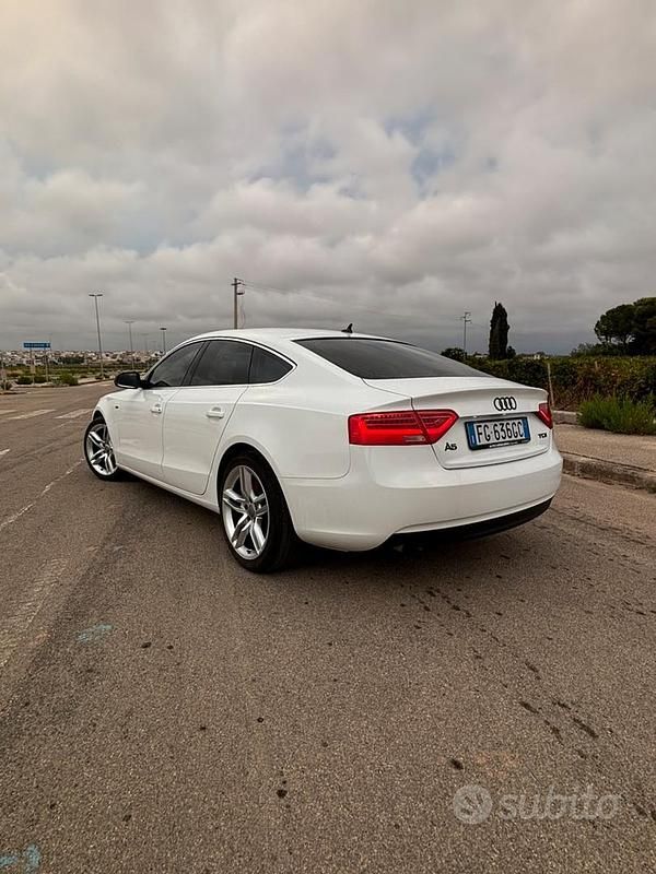 Usata Audi A5 S-Line 177 CV (130 kW) 2013 Bianco Coupé