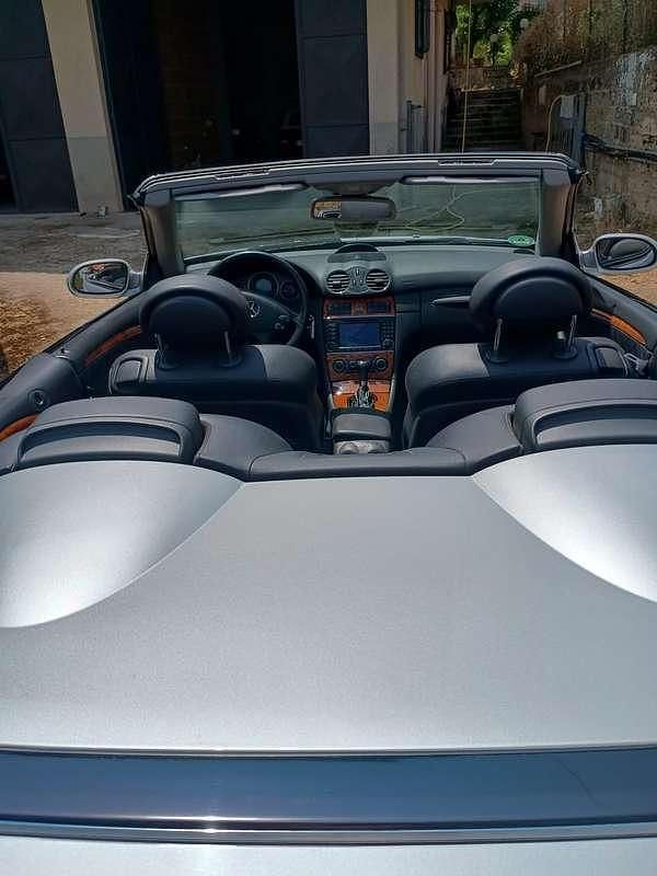 Usata Mercedes CLK200 Elegance 163 CV (119 kW) 2004 Argento Cabrio