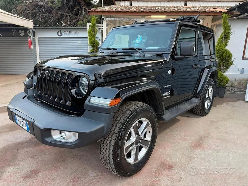Usata Jeep Wrangler Sahara 200 CV (147 kW) 2020 Nero SUV