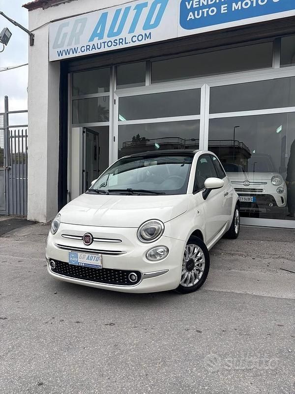 Usata Fiat 500 Lounge 95 CV (69 kW) 2017 Bianco Berlina