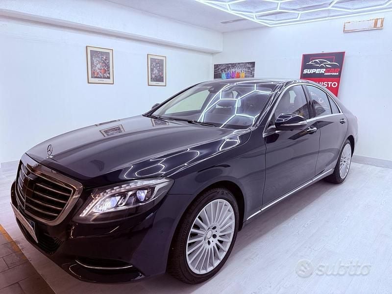 Usata Mercedes S500 Premium 455 CV (334 kW) 2015 Blu Berlina