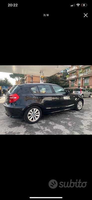 Usata BMW 116 2009 Nero Utilitaria