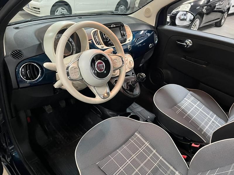 Usata Fiat 500 Lounge 95 CV (69 kW) 2019 Blu Utilitaria
