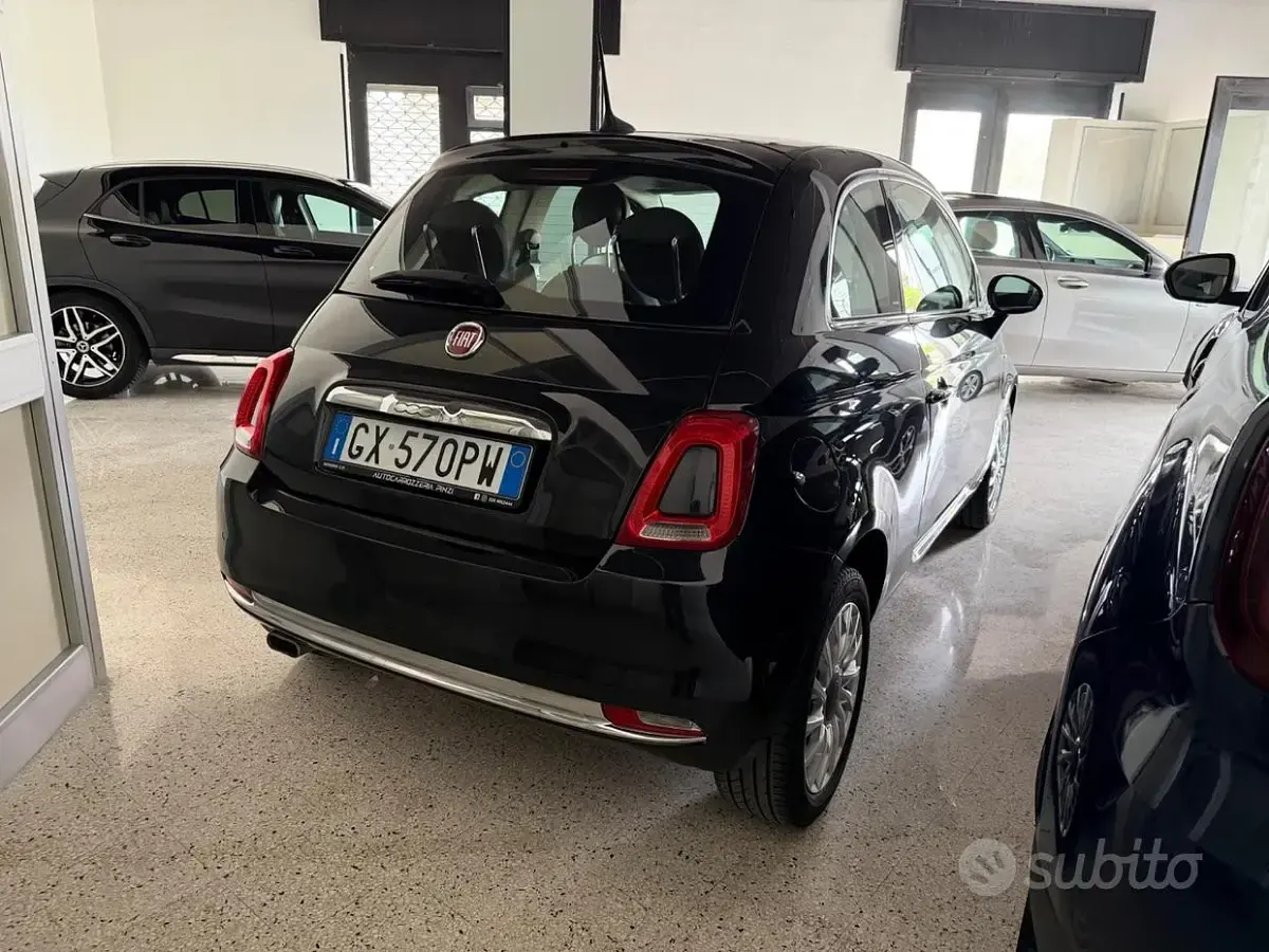 Usata Fiat 500 95 CV (69 kW) 2017 Nero Berlina