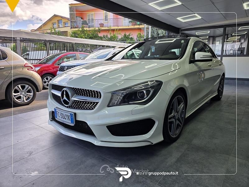 Usata Mercedes CLA200 Premium 136 CV (100 kW) 2016 Bianco Berlina
